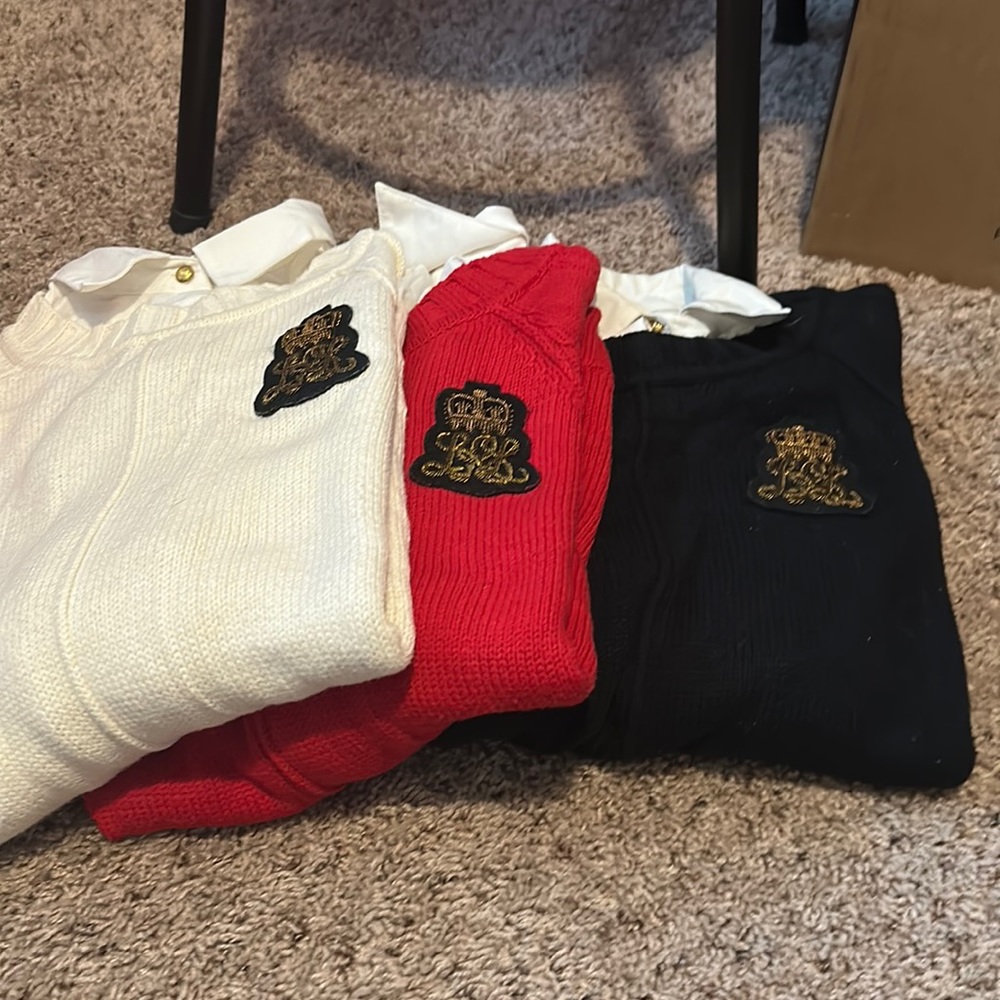 Ralph Lauren, sweaters lot of 3 woman’s